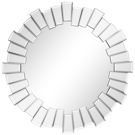 Solid Storage Supplies Traverse Moderno Round Mirror SO2960922